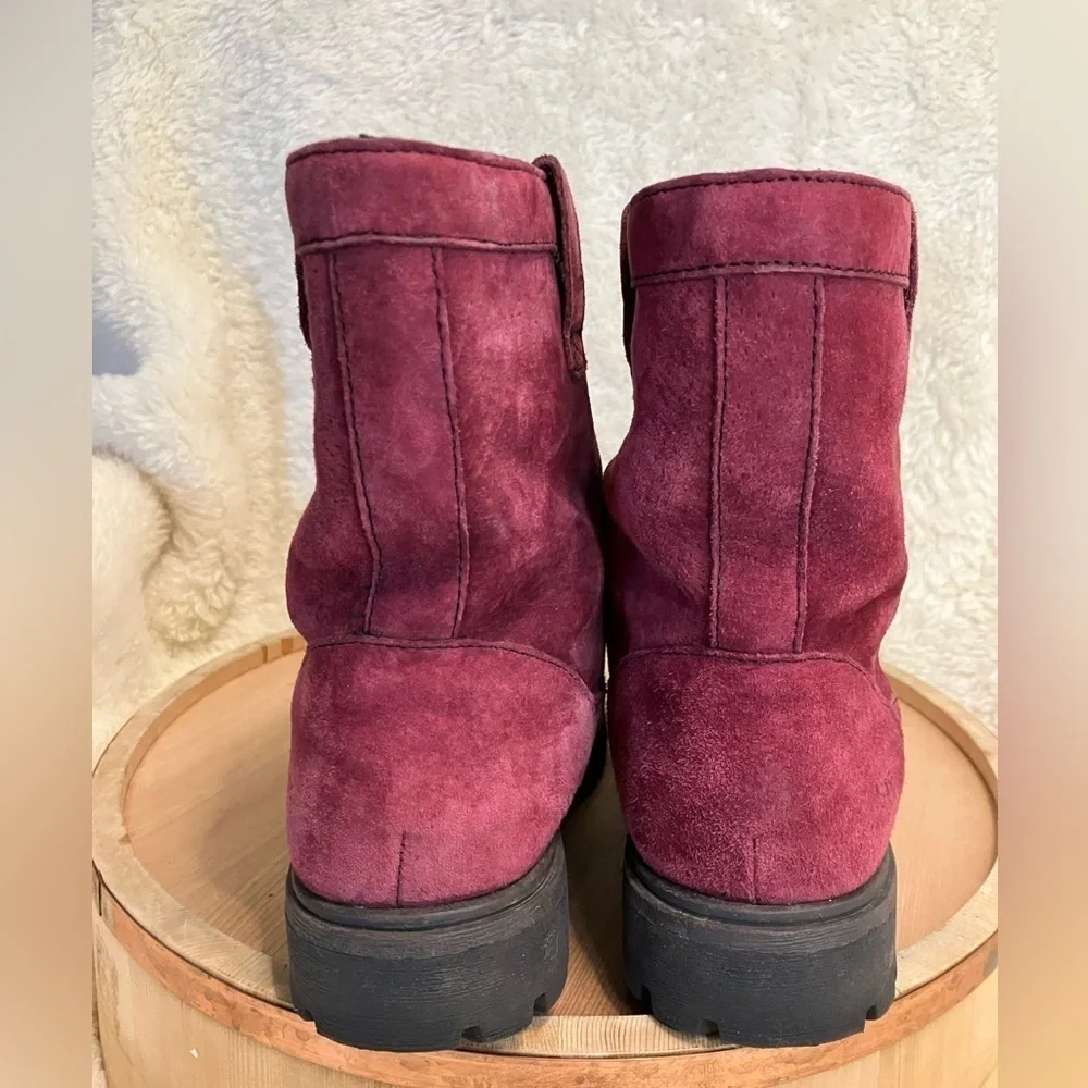 BOC Bolsena Suede Leather Thermal Winter Boots Booties Sz 7